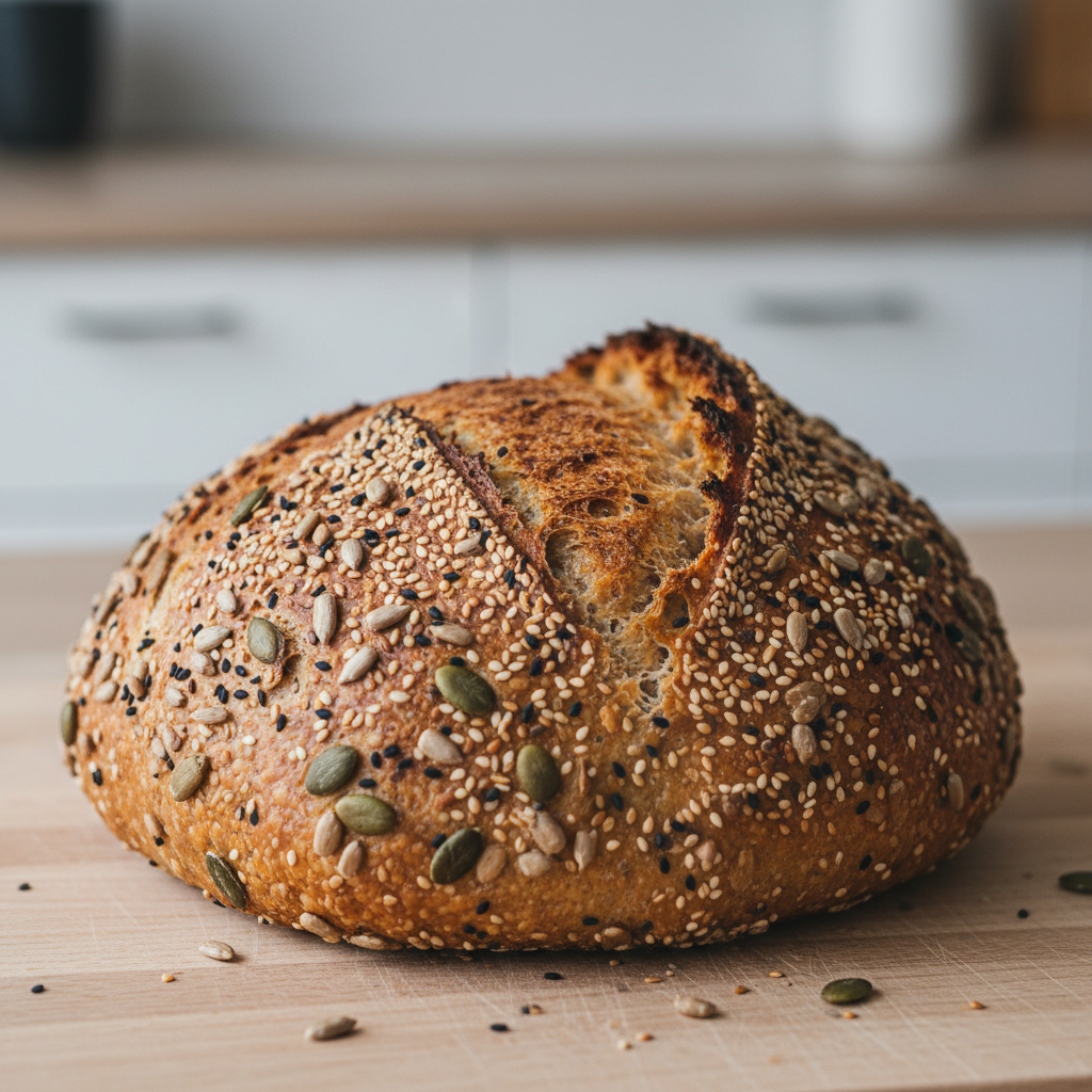 Artisan Seeded Sourdough Loaf