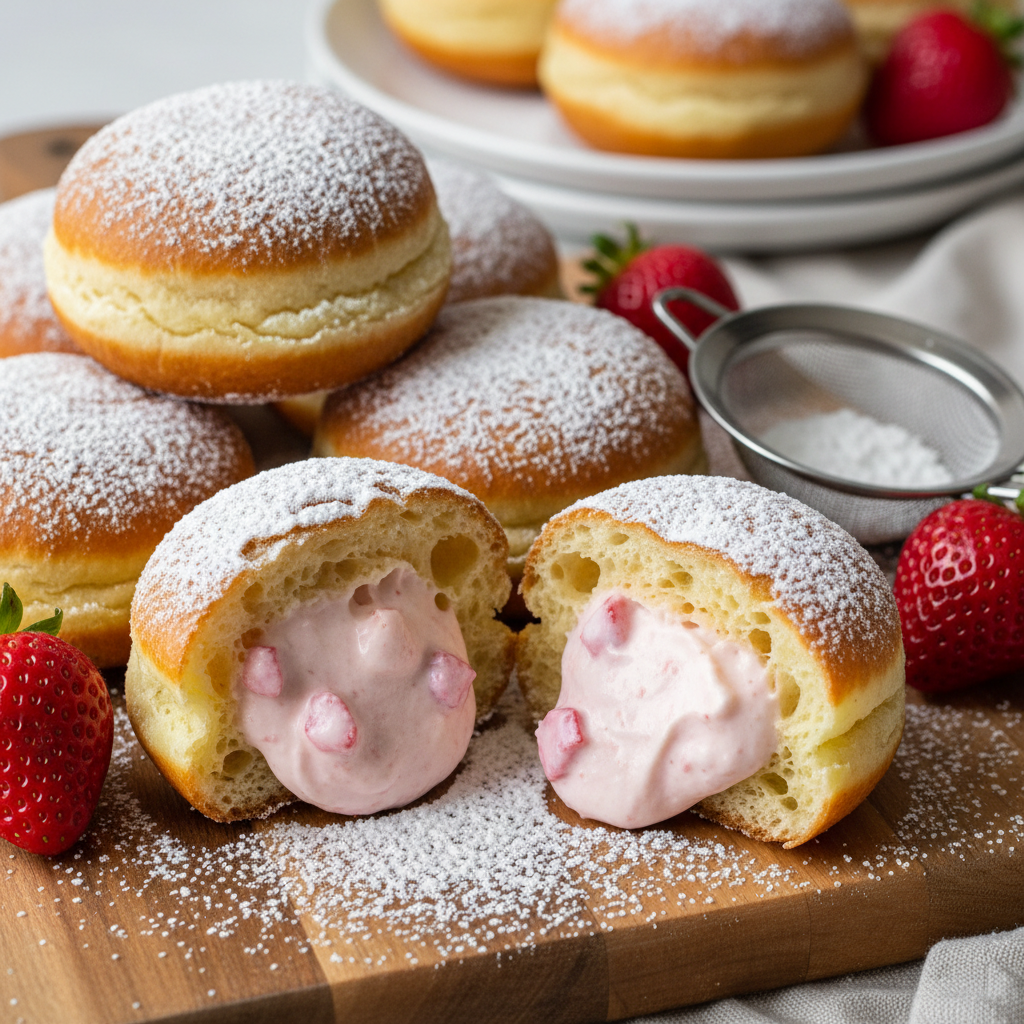 Strawberry Beignet